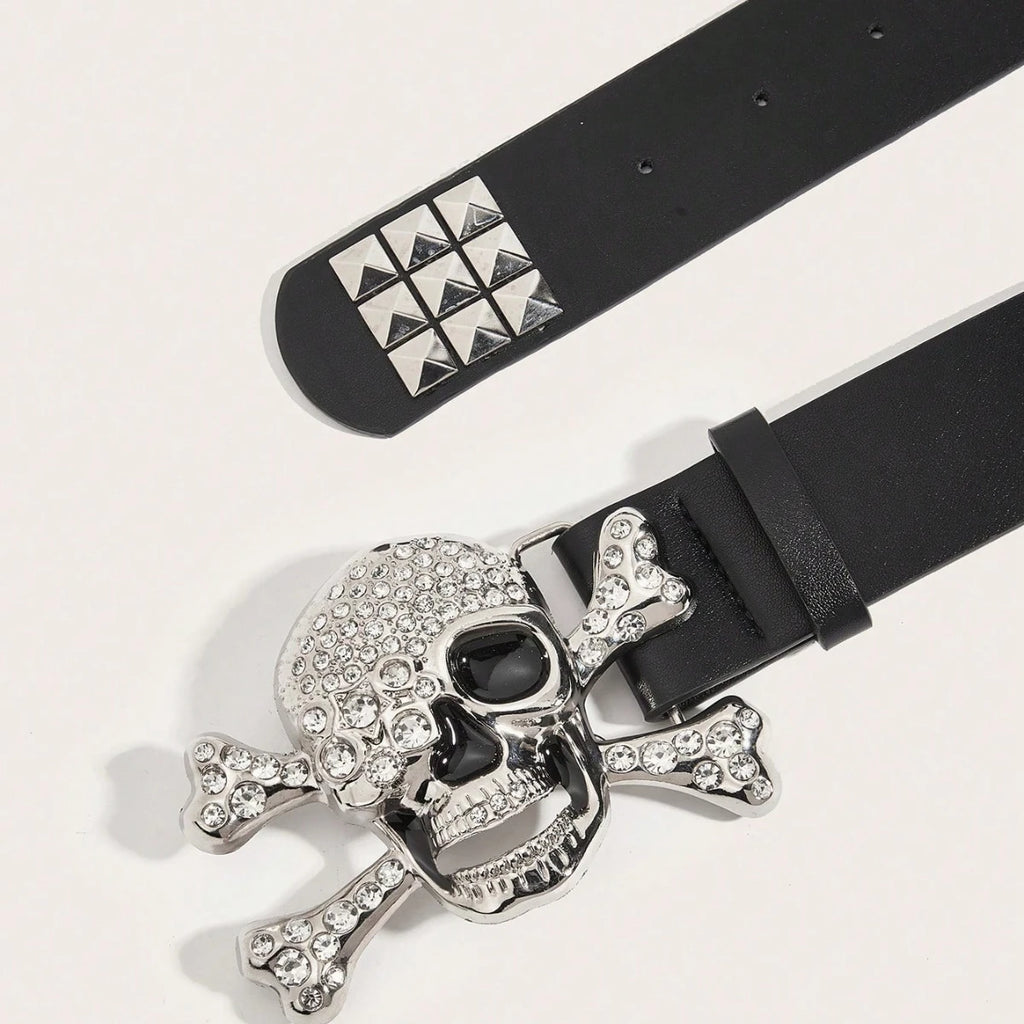 Frosty Skull Buckle Belt