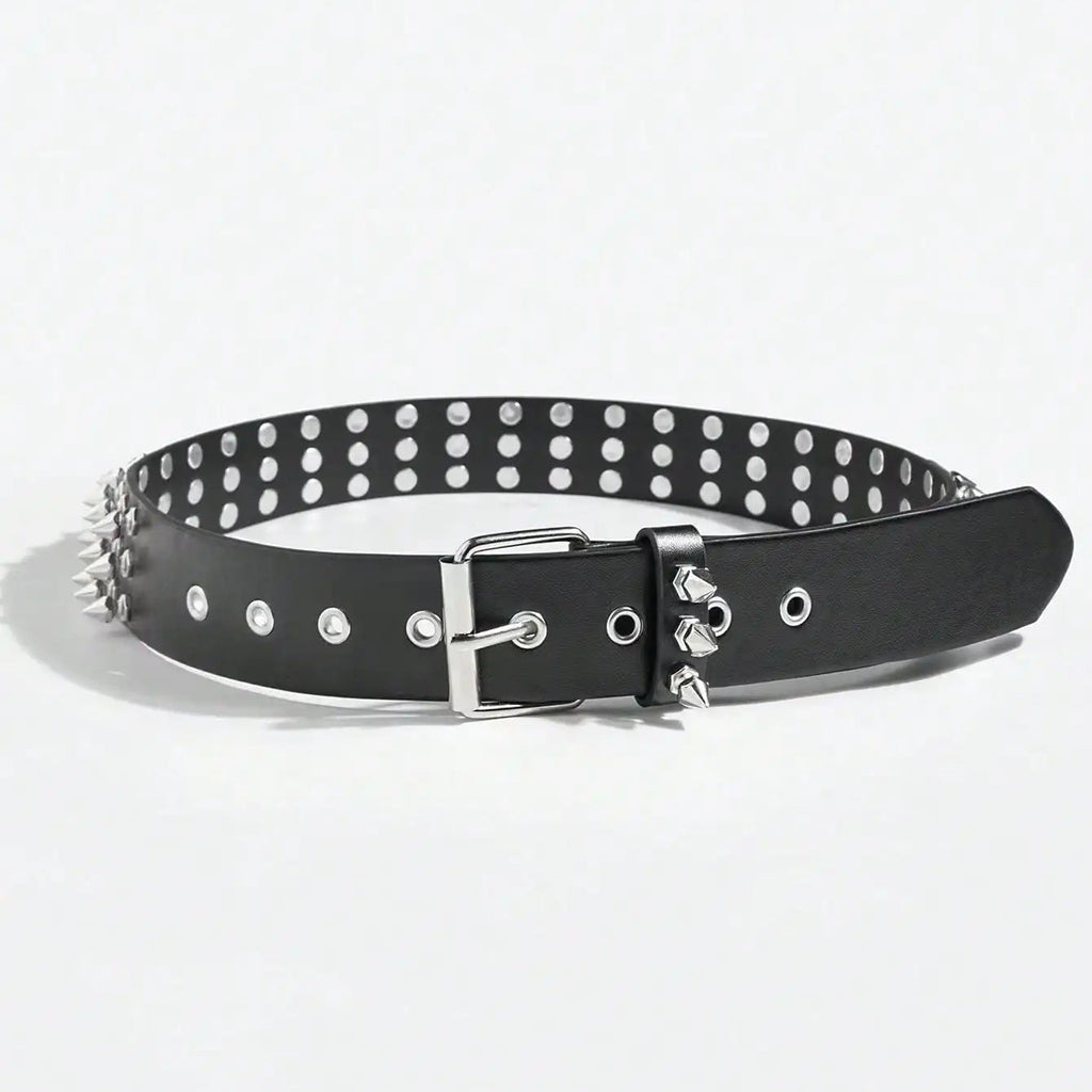 Spiked Punk Buckle Belt