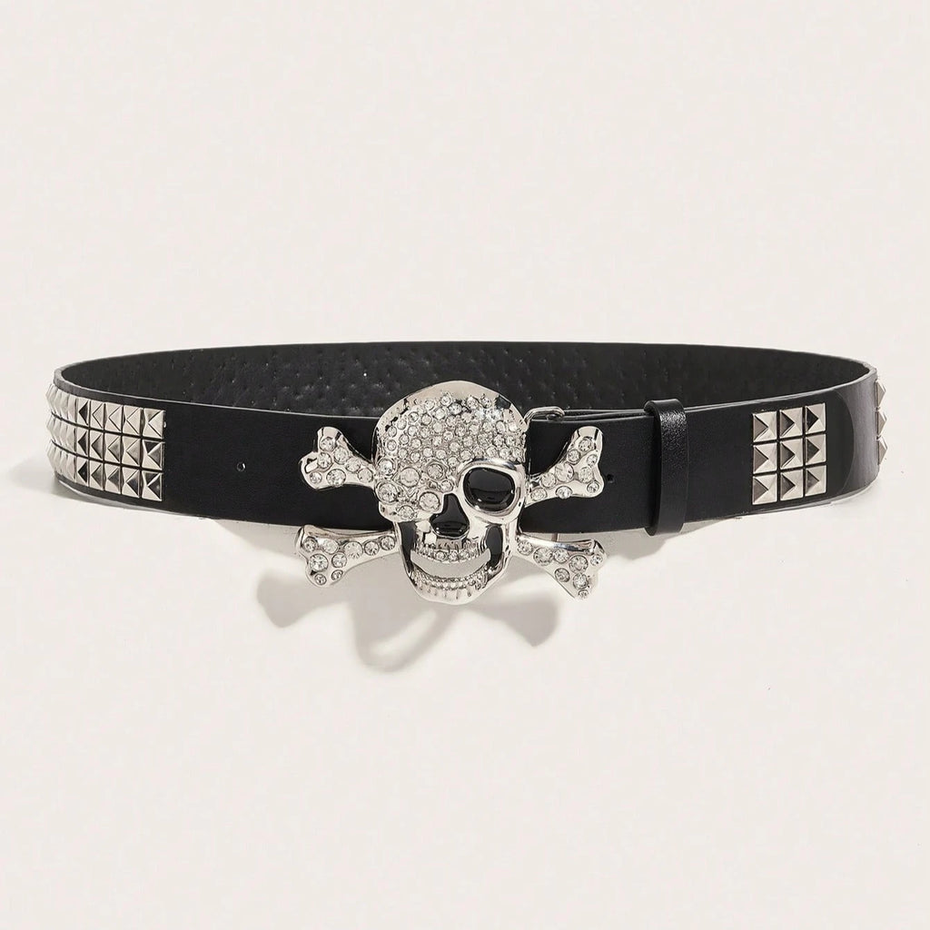 Frosty Skull Buckle Belt