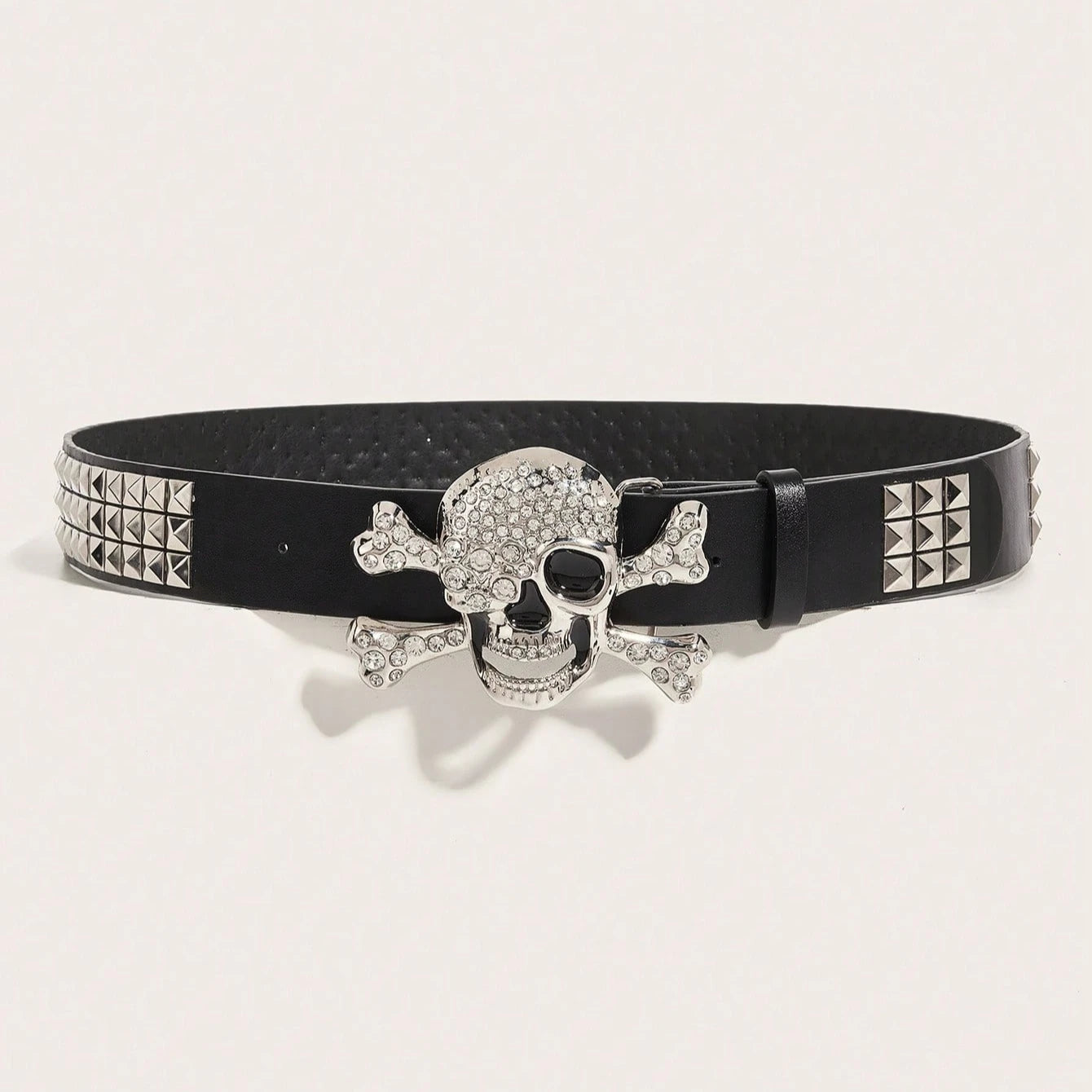 Frosty Skull Buckle Belt