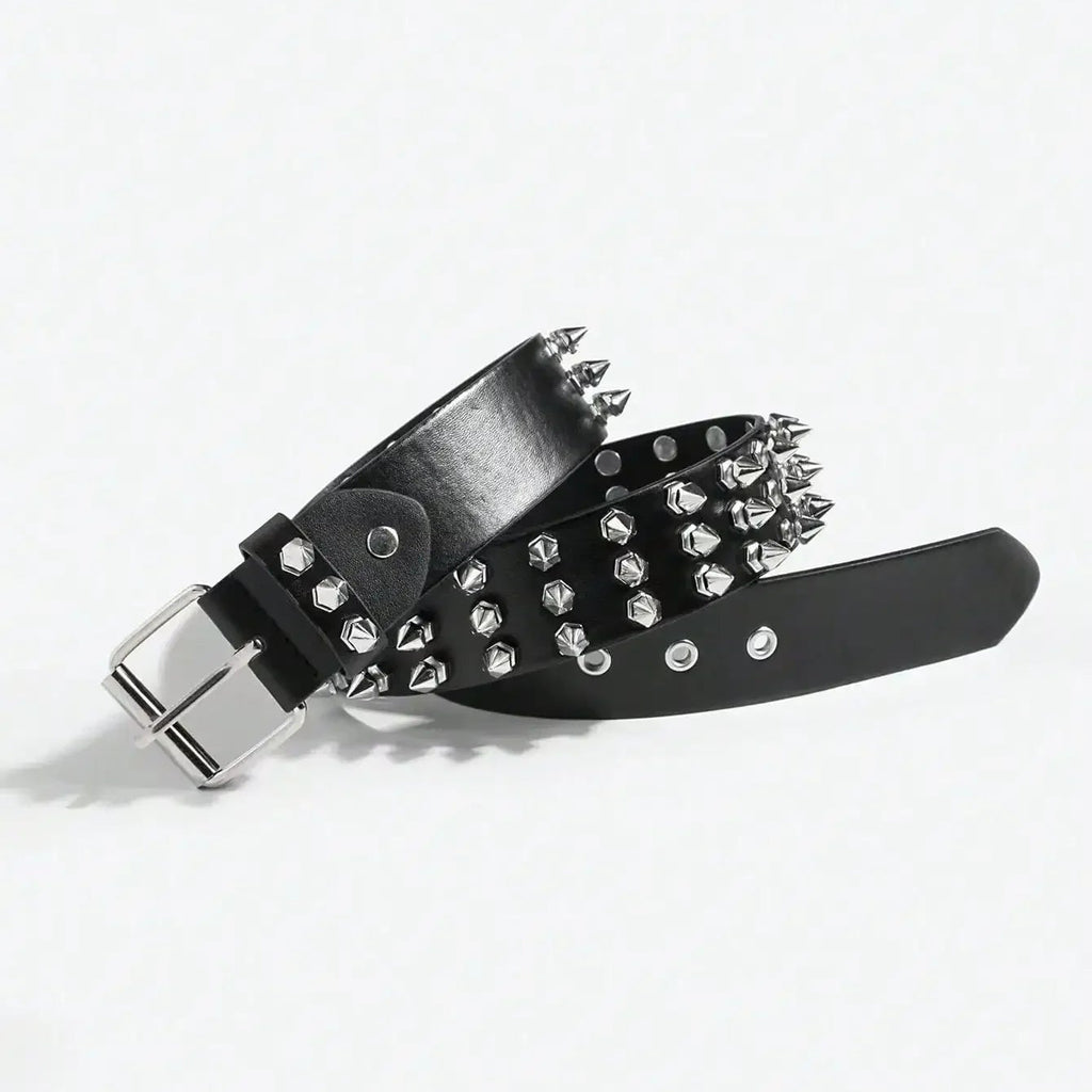 Spiked Punk Buckle Belt