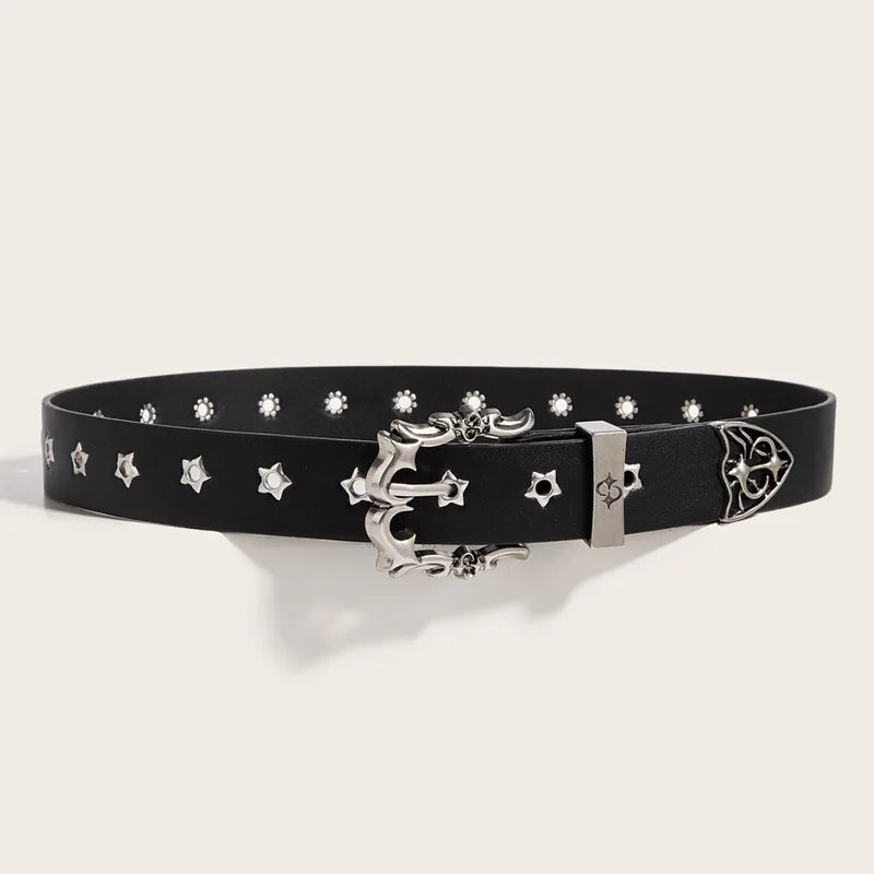 Starry Eye Studded Buckle belt