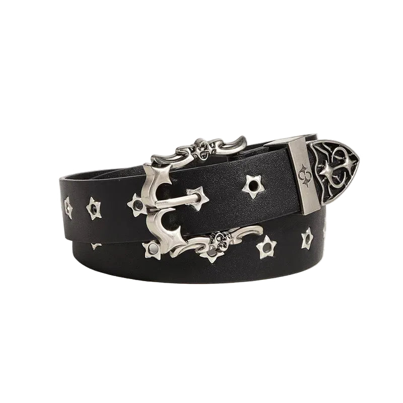 Starry Eye Studded Buckle belt
