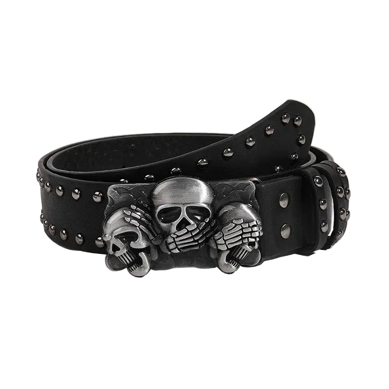 Gürtelschnalle Totenkopf Pirat