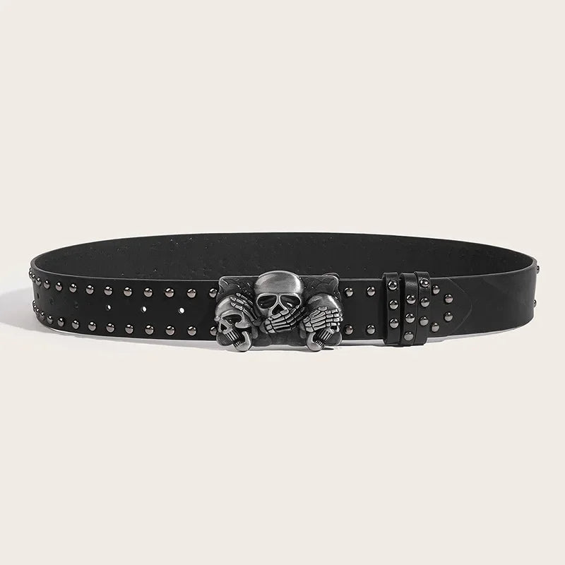 Gürtelschnalle Totenkopf Pirat