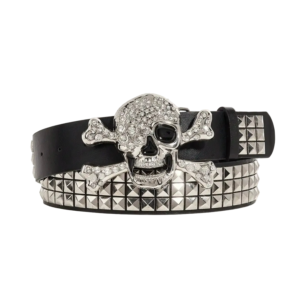 Frosty Skull Buckle Belt