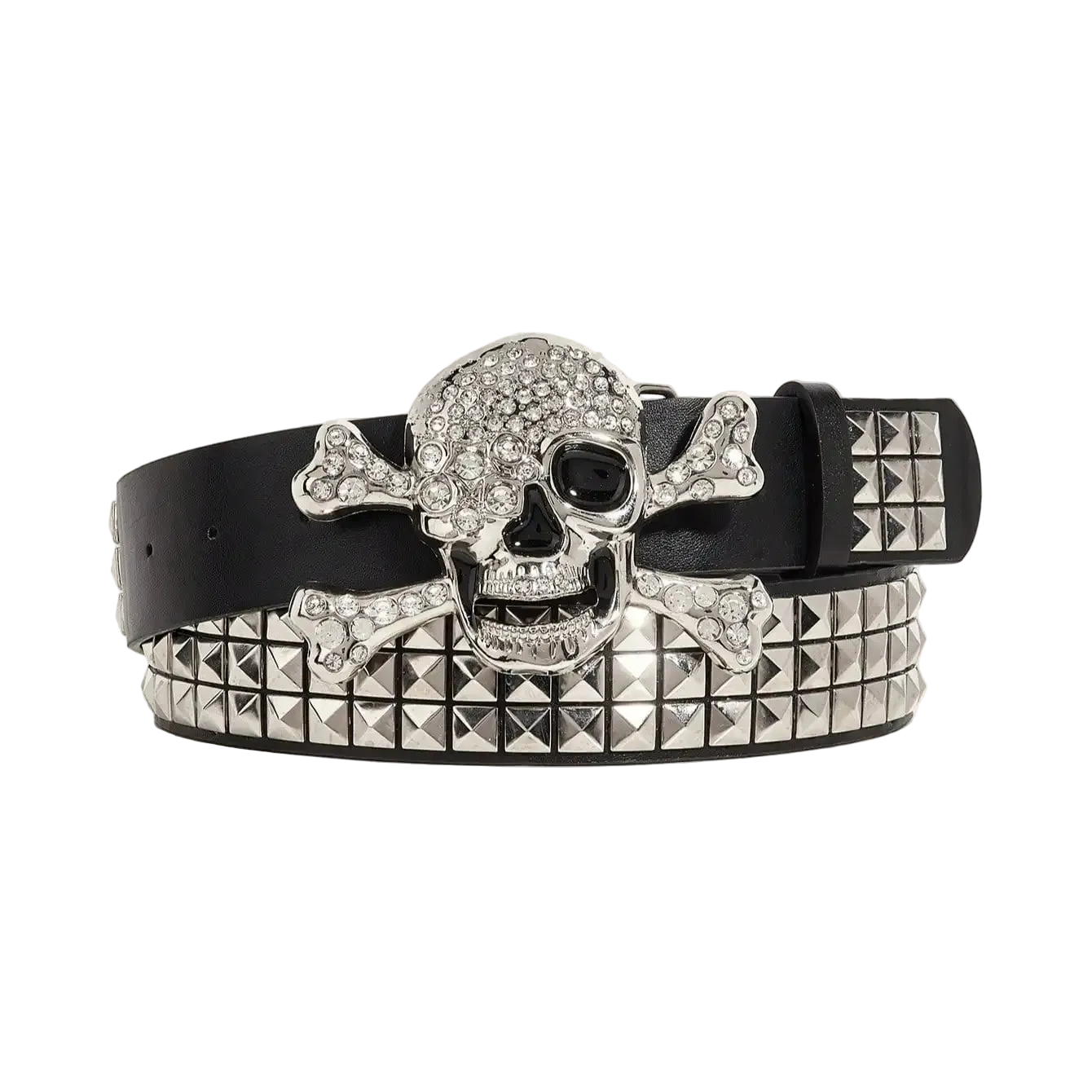 Frosty Skull Buckle Belt