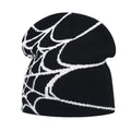 Black Webbed Spider Beanie