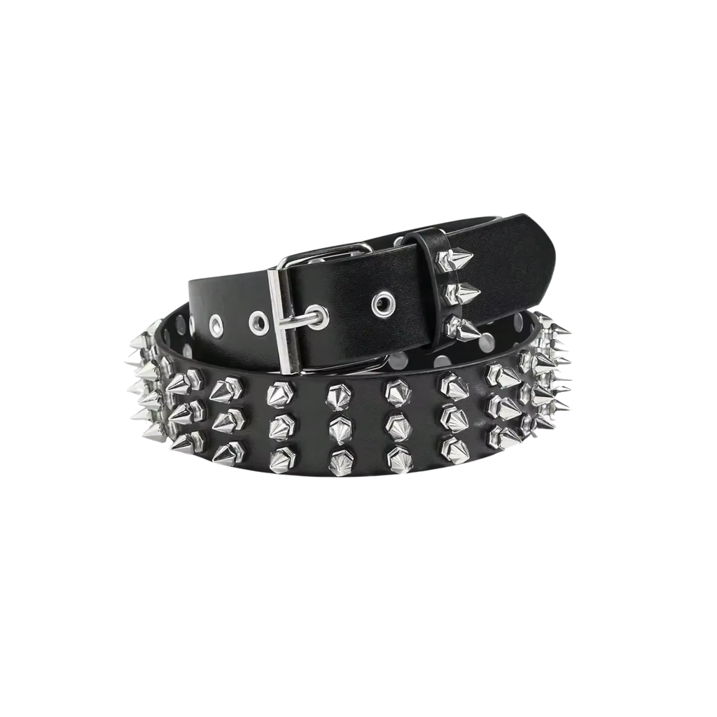 Spiked Punk Buckle Belt