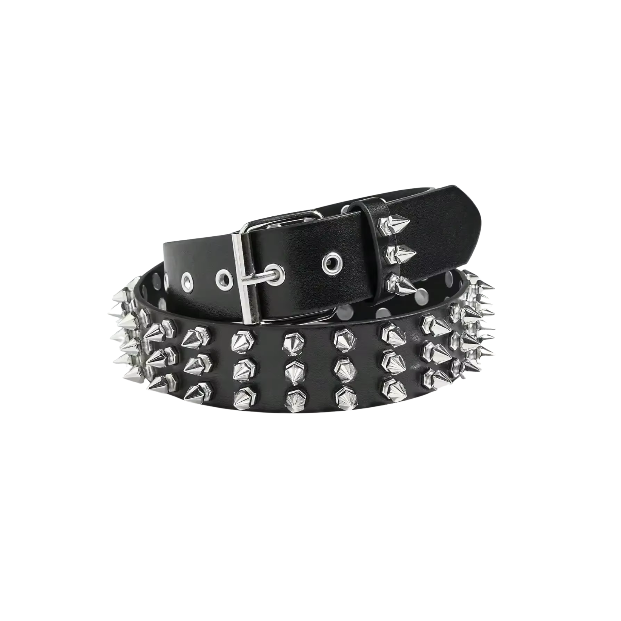 Spiked Punk Buckle Belt